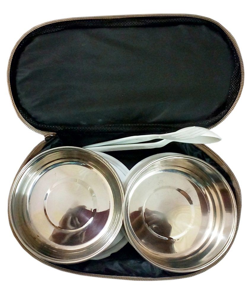 Calvy Stainless Steel Tiffin Set Of 5: Buy Online at Best Price in