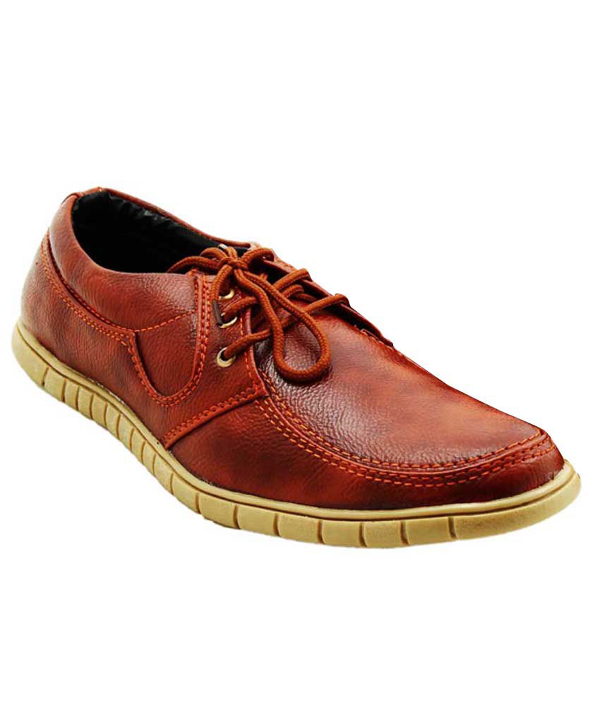 Sats Guardian Brown Lether Shoes - Buy Sats Guardian Brown Lether Shoes ...
