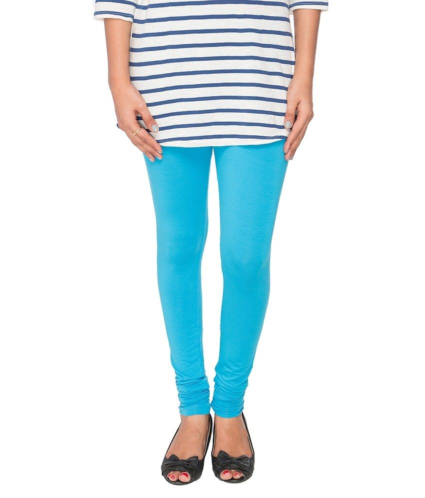 Amar Hosiery Blue Cotton Leggings Price in India Buy Amar Hosiery