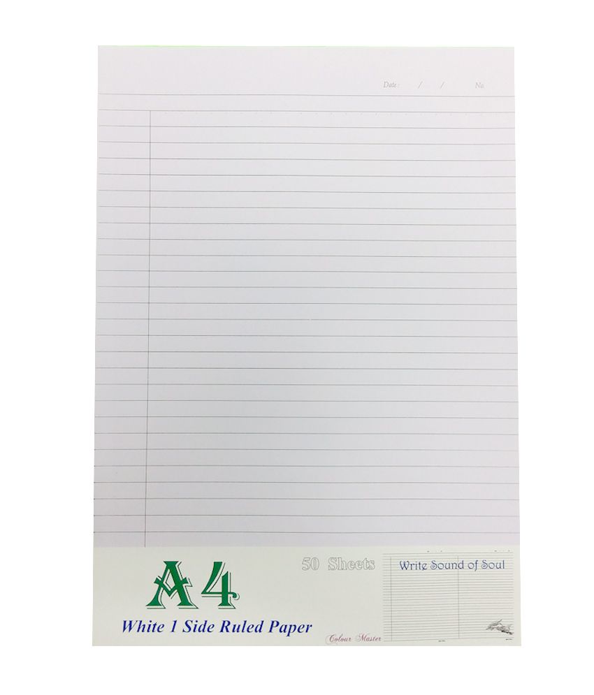 ruled paper a4