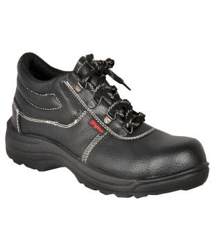 Buy Fighter Merino Black Safety Shoes 