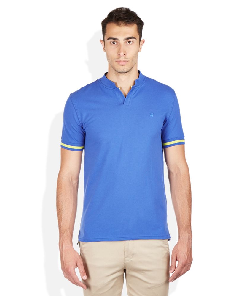 united colors of benetton collar t shirts