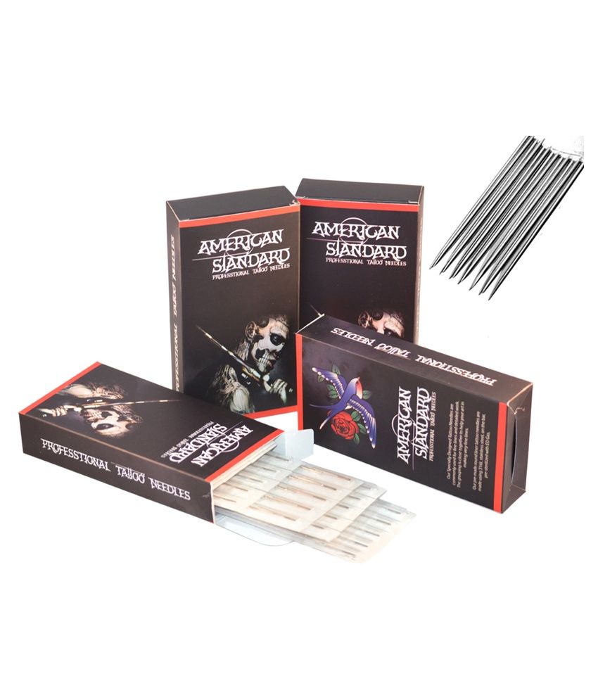 American Standard Tattoo Needles Box of 50 Needles Size 7m1 Magnum