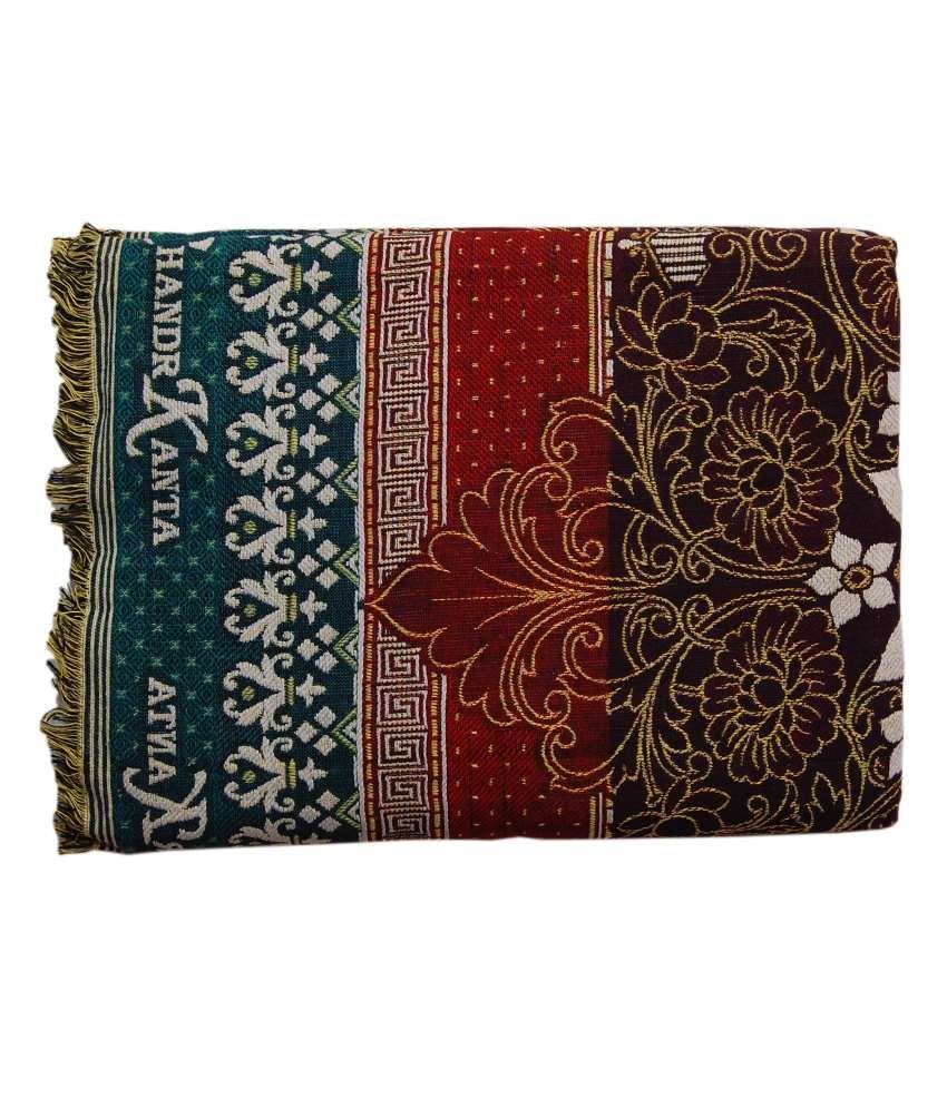 Solapur Chadar Cotton Floral Bed Cover Buy Solapur Chadar Cotton
