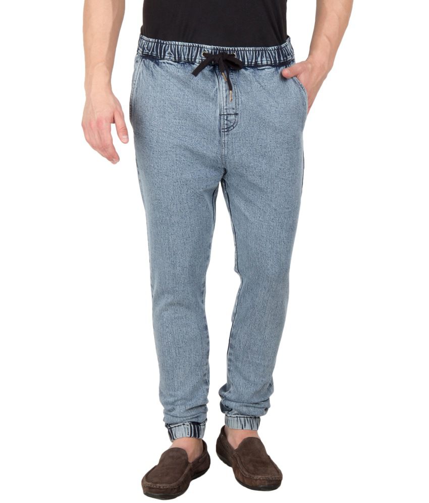elastic band jeans mens