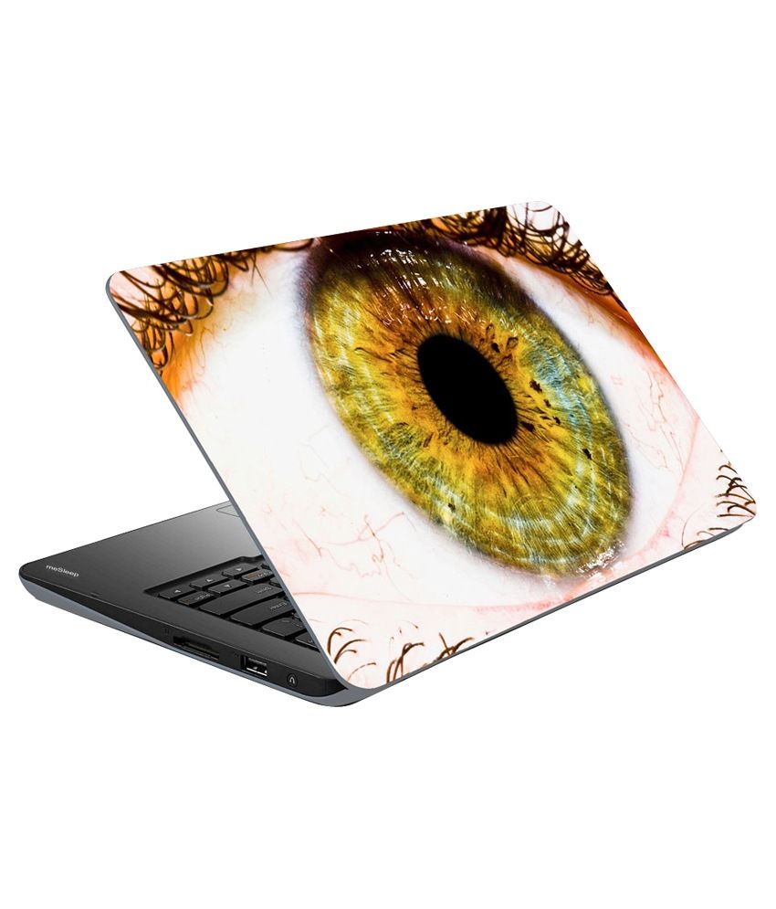 Mesleep Matte Finish Eyes Laptop Skin - Buy Mesleep Matte Finish Eyes ...