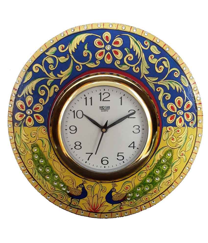 Divinecrafts Handcrafted Wall Clock: Buy Divinecrafts Handcrafted Wall ...
