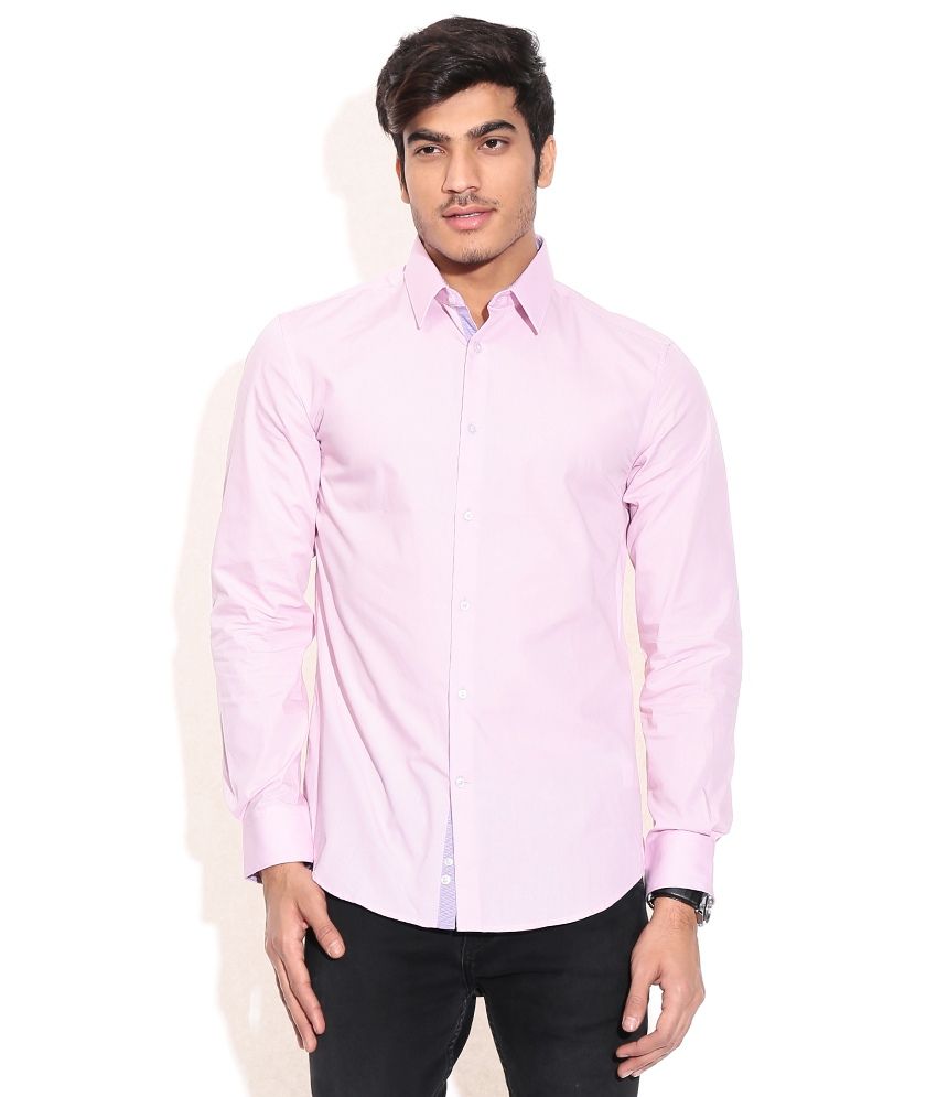 mens pink formal shirts uk