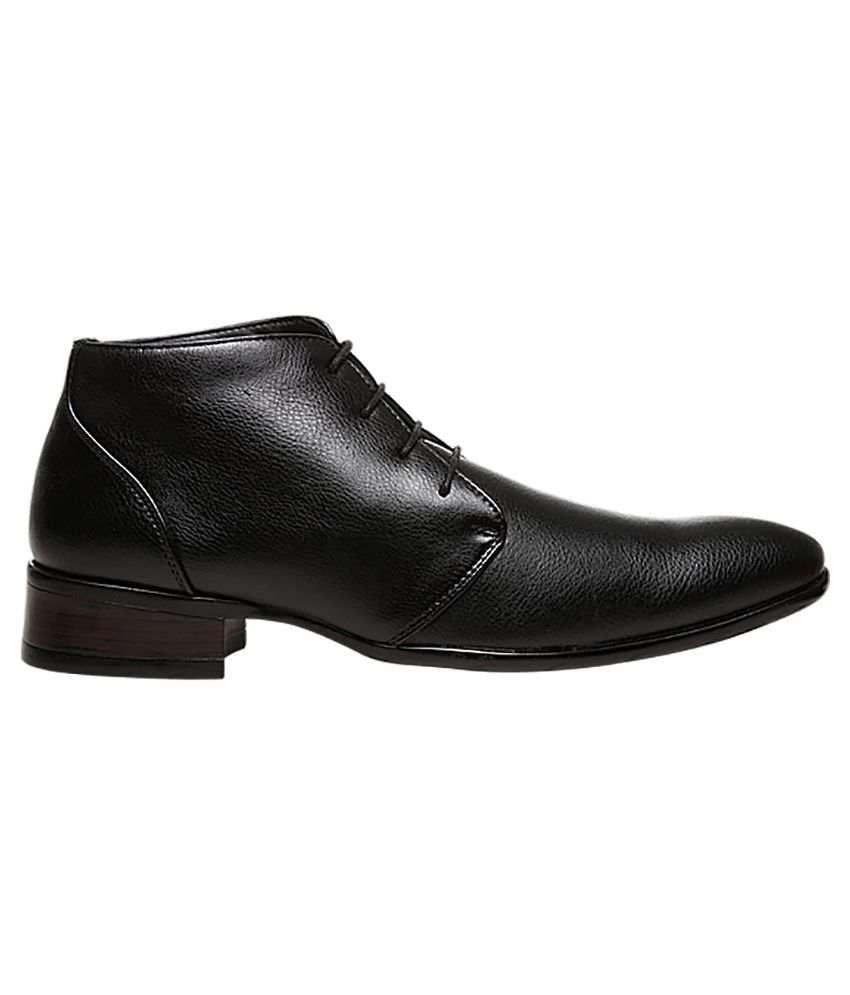 Footin Black Formal Shoes Price in India Buy Footin Black