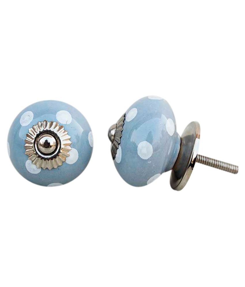 Buy Indianshelf Grey and White Door Handles and Knobs Online at Low