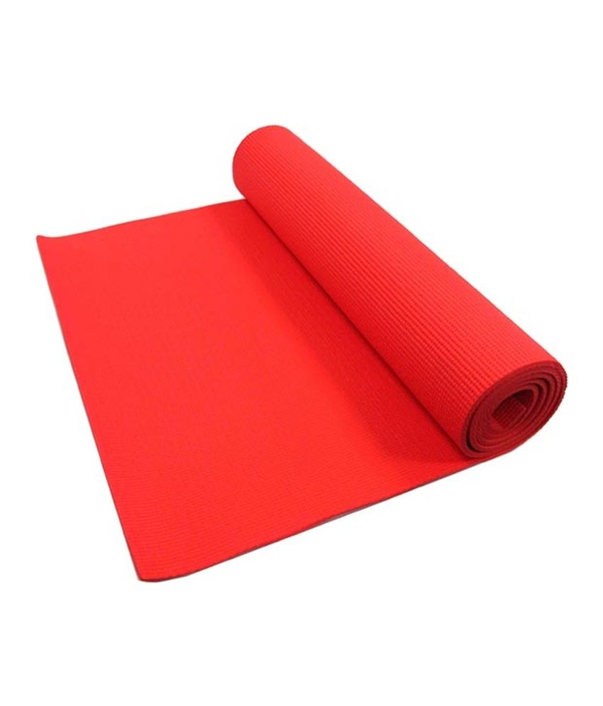 Dhyana Red Yoga Mat available at SnapDeal for Rs.295