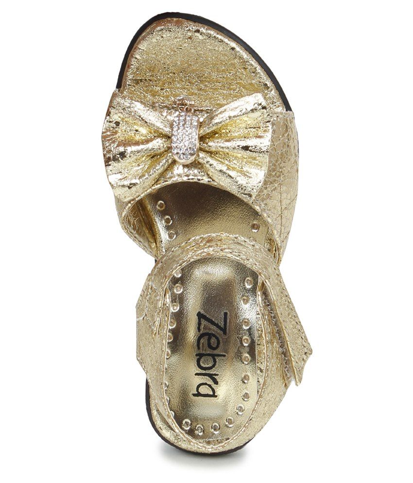 party wear golden sandals
