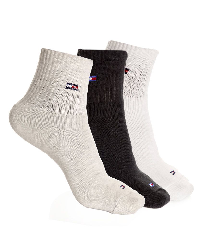 Rockbottom Multicolour Tommy Hilfiger Socks - Pack Of 3: Buy Online at ...