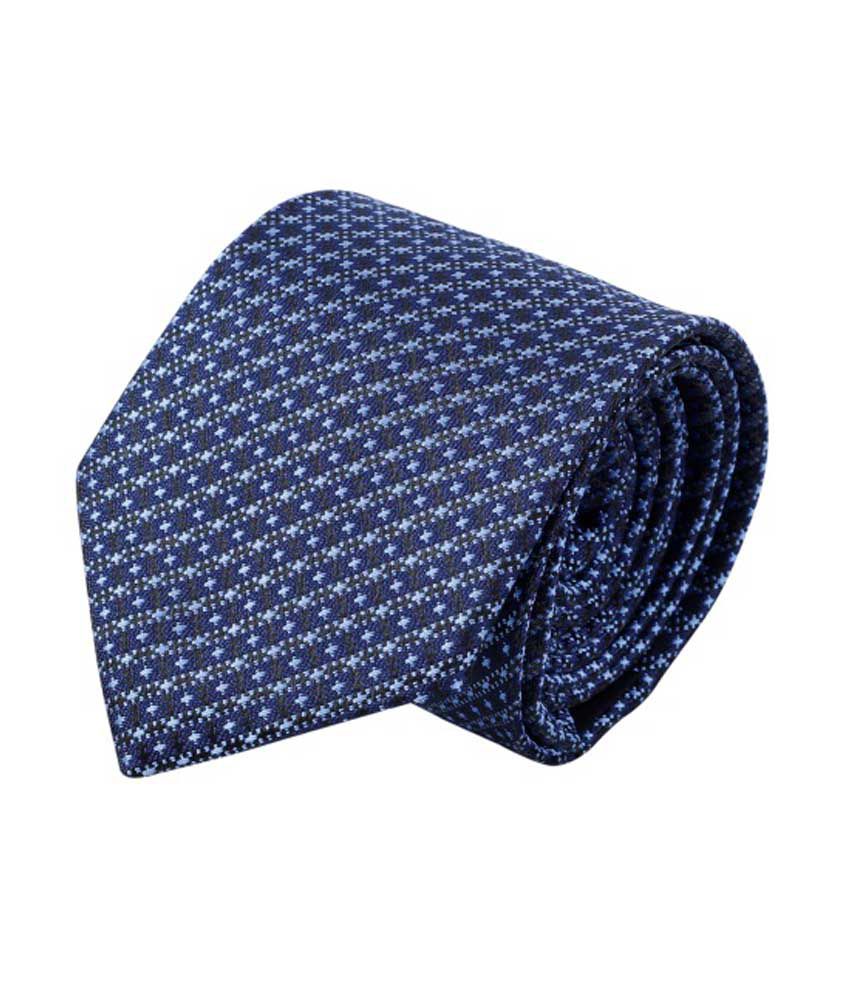 Lamode Blue Combo Of Cufflink, Necktie And Handkerchief Gift Set: Buy ...