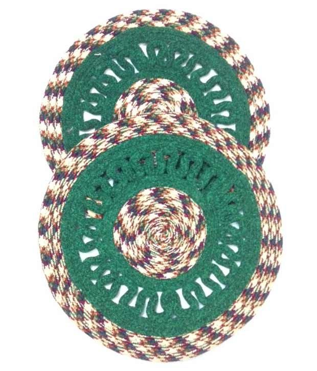 Jindal Green Round Doormat Buy Jindal Green Round Doormat Online