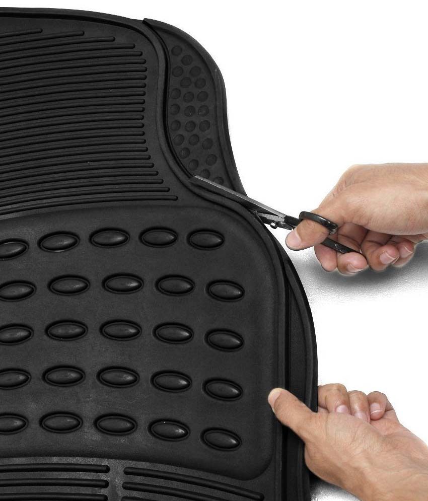 Carmate Black Car Floor Mat For Hyundai Santro Xing Buy Carmate Black