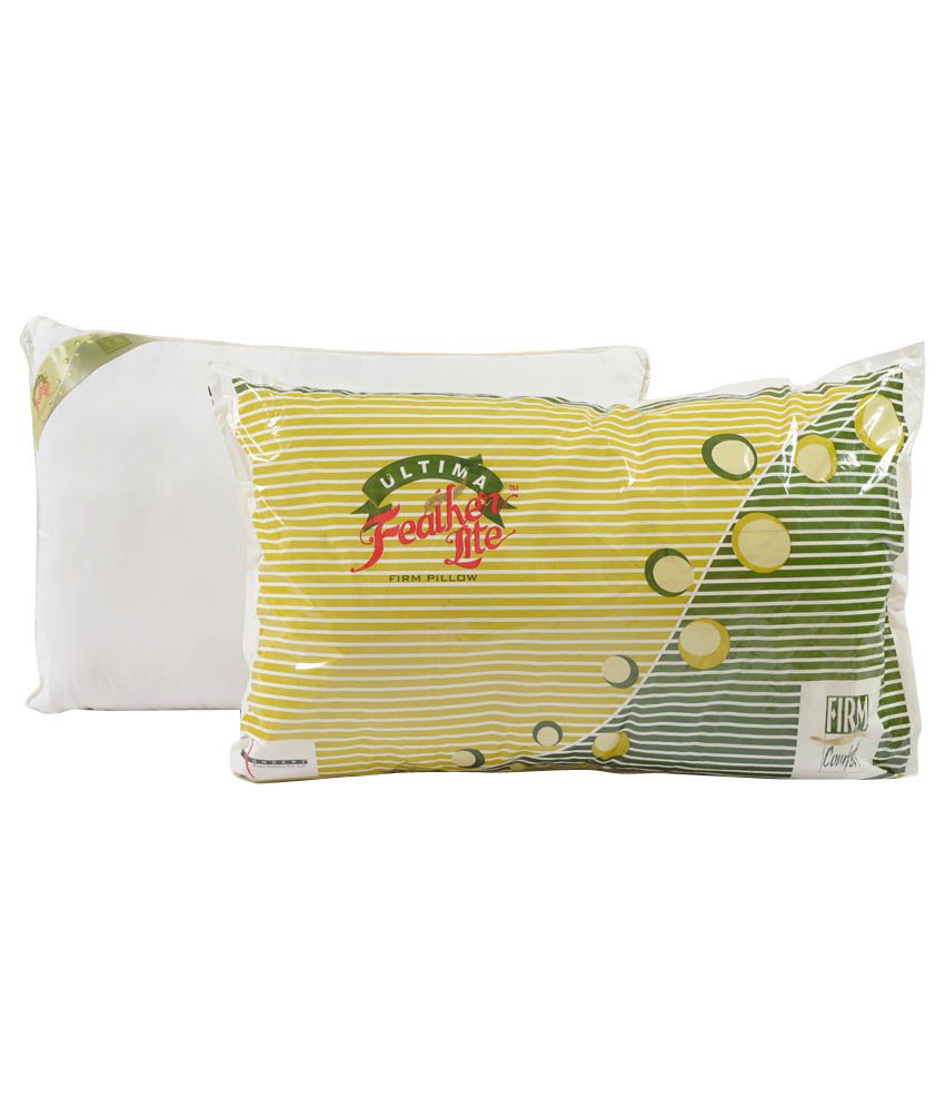     			Featherlite White Cotton Ultima Pillow