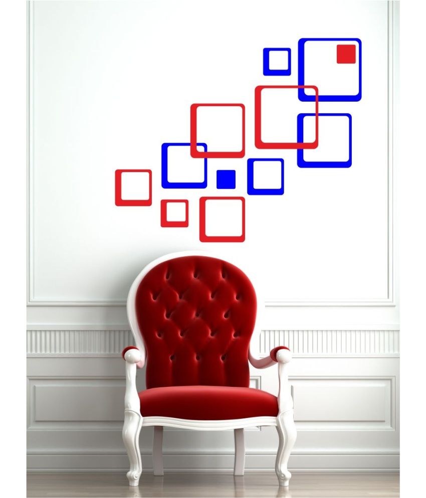 Wall1ders Acrylic Mirror Dots & Squares Wall Stickers Buy Wall1ders