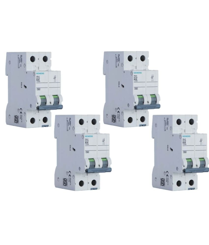 Buy Siemens Double Pole, 1A, 7.5Ka Betagard 5SL MCB With C Characteristics Pack Of 4 Online at