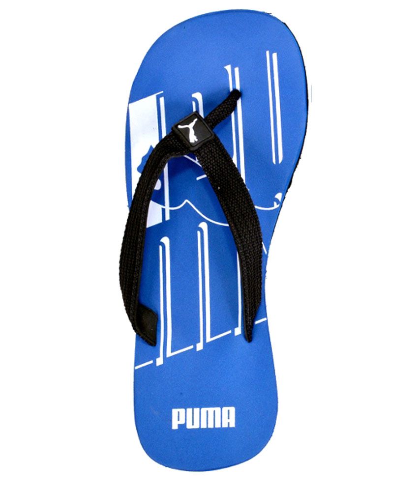 Puma Blue Zesper Flip Flops Price in India- Buy Puma Blue Zesper Flip ...
