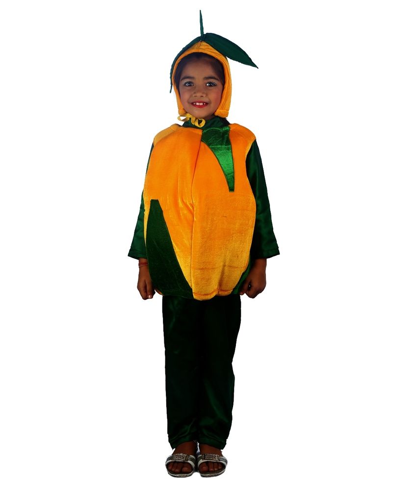 SBD Yellow Papaya Fruit Fancy Dress Velvet Costume Buy SBD Yellow