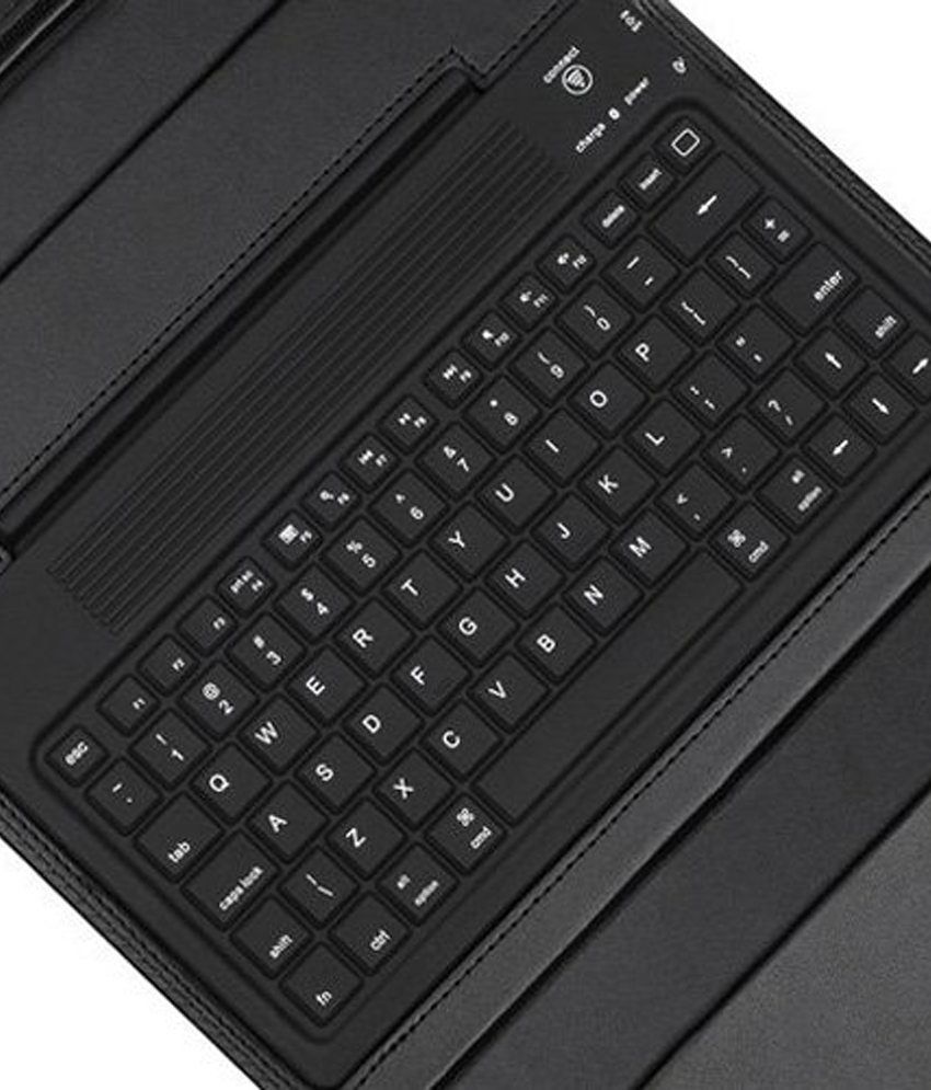 Rtech Full Qwerty Wireless Bluetooth Keyboard Cover Stand For Apple