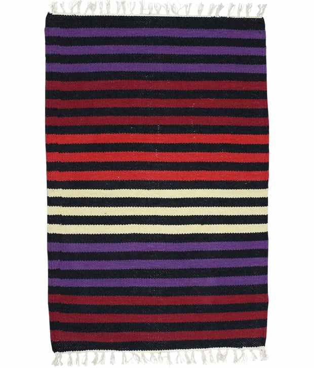 Bj Creations Cotton Stripes Rug Buy Bj Creations Cotton Stripes Rug