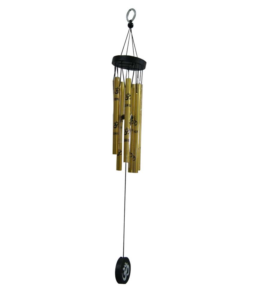 Divya Mantra Feng Shui Om Matte Aluminium Wind Chime Divya Mantra Feng Shui Om Matte Aluminium Wind Chime