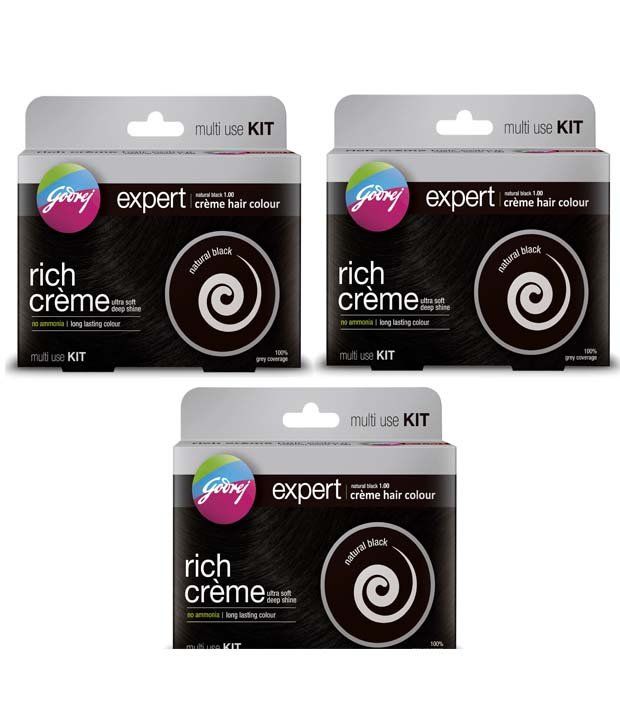Godrej Expert Rich Creme Hair Colour Natural Black () - Multi Use Kit -B1G1 (52g+40ml each): Buy Godrej Expert Rich Creme Hair Colour Natural Black () - Multi Use Kit -B1G1 (52g+40ml Godrej Expert Rich Creme Hair Colour Natural Black () - Multi Use Kit -B1G1 (52g+40ml each): Buy Godrej Expert Rich Creme Hair Colour Natural Black () - Multi Use Kit -B1G1 (52g+40ml