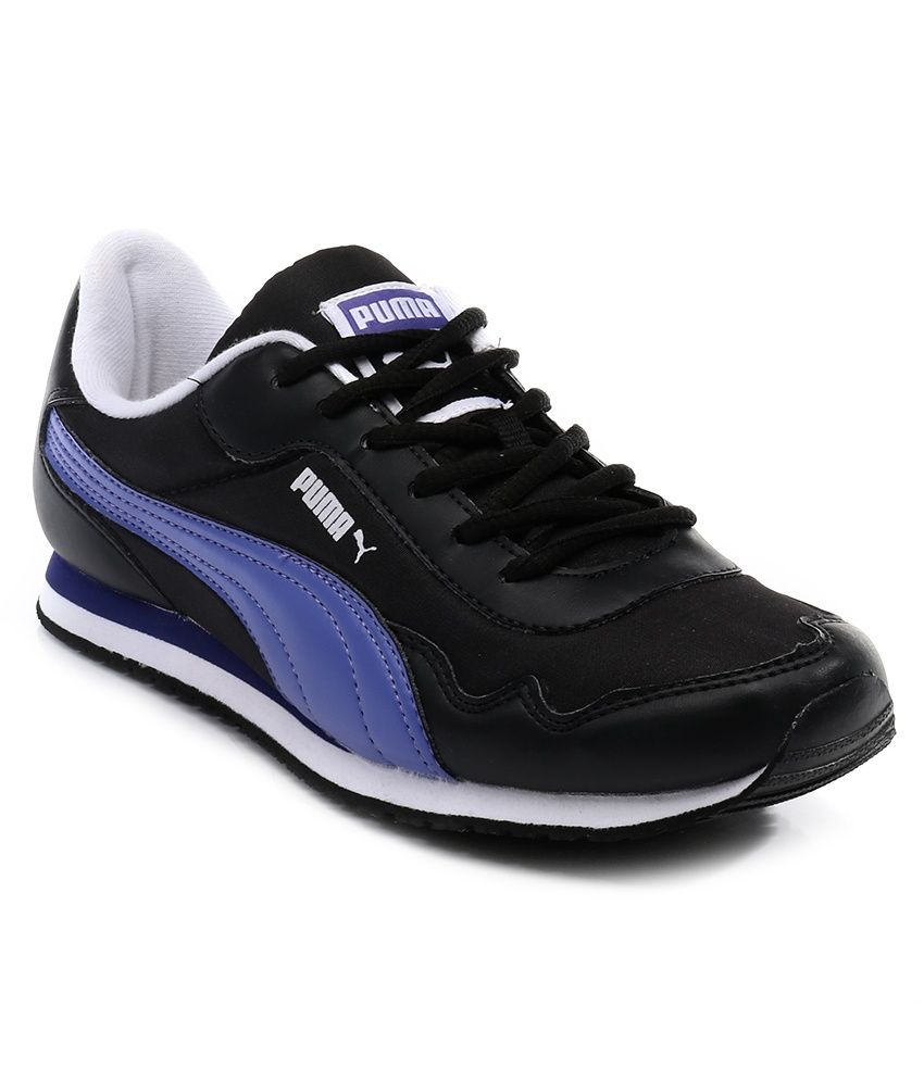 Puma Street Rider Black Sports Shoes 