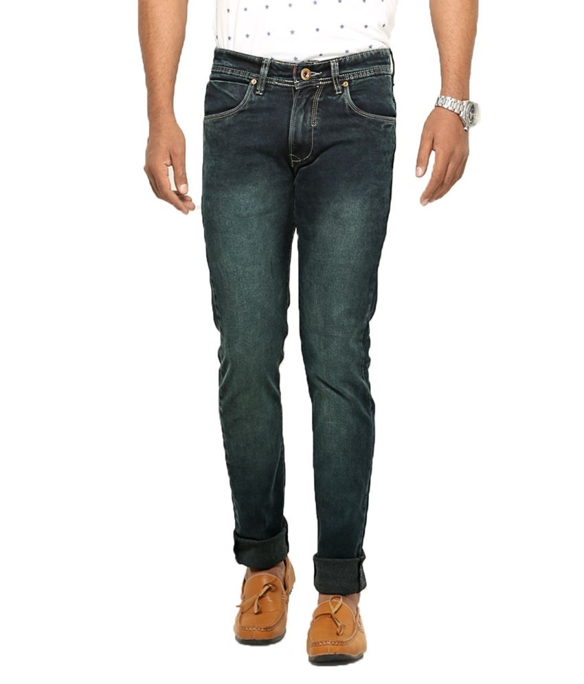 ... Jeans - Buy Lee Martin Blue Cotton Slim Fit Denim Jeans Online at Low