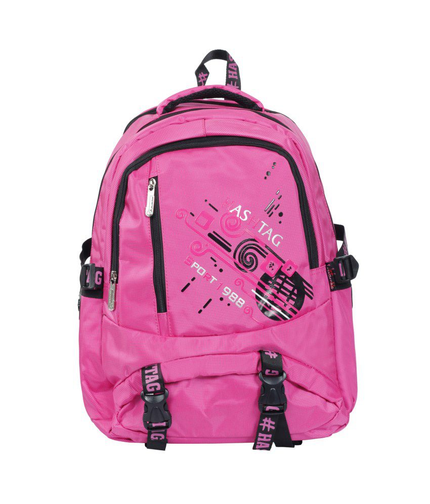 Hashtag Big Pink Polyester Backpacks For Men - Buy Hashtag Big Pink ...