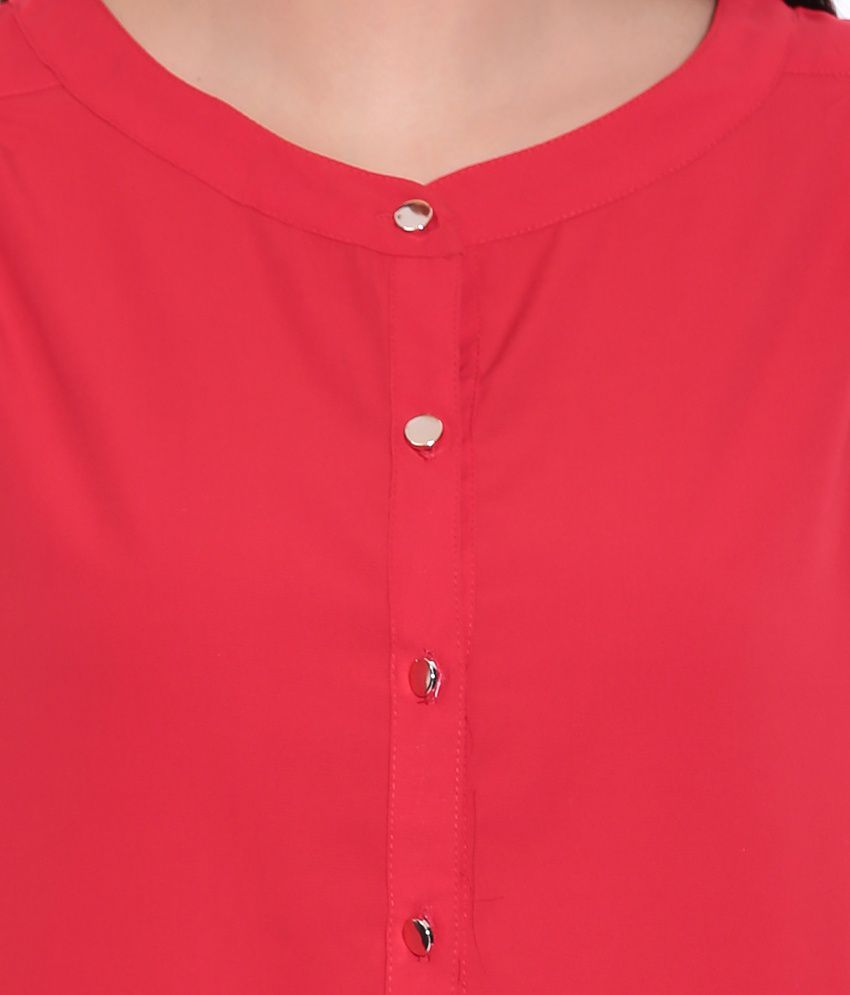 Sepia Red Polyester Tops - Buy Sepia Red Polyester Tops Online at Best ...