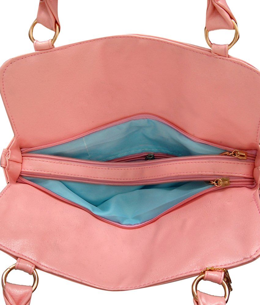 neon pink shoulder bag