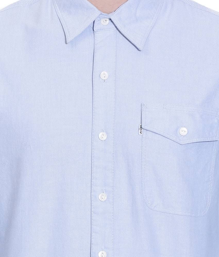 levis shirts blue