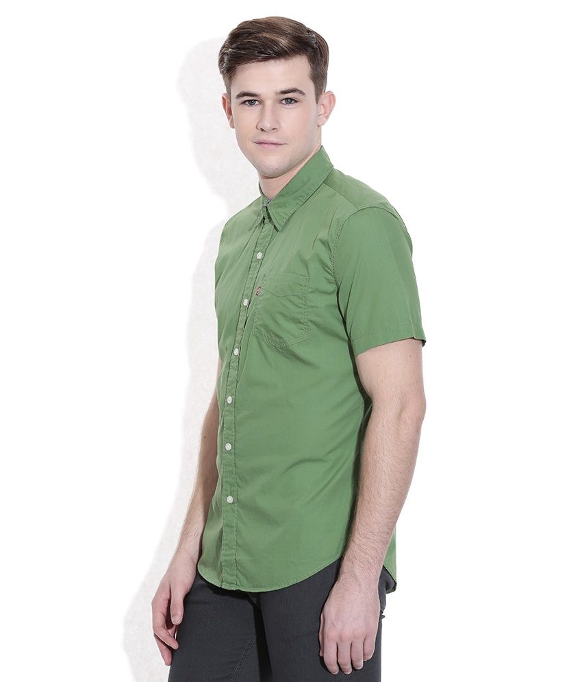 levis tshirt green