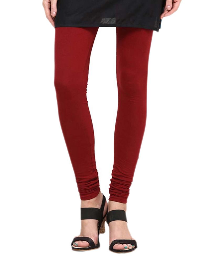 maroon plus size leggings
