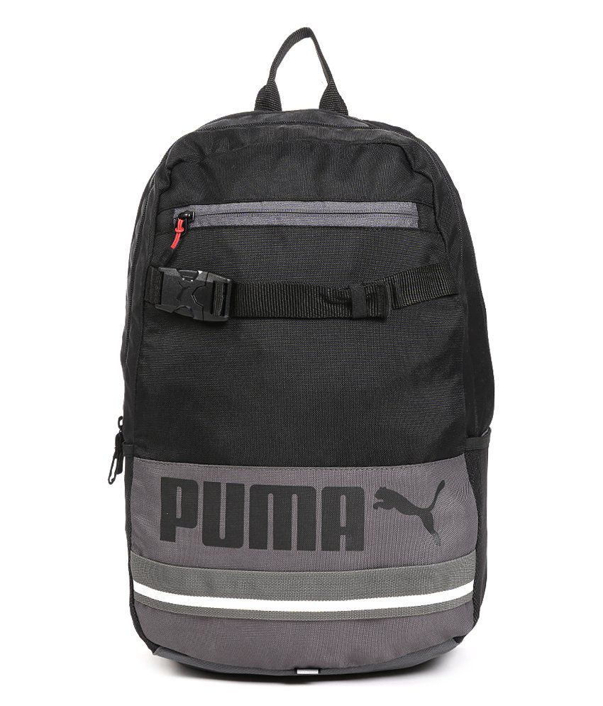 Puma Deck Black and Gray college Laptop Backpack - Buy Puma Deck Black and Gray college Laptop