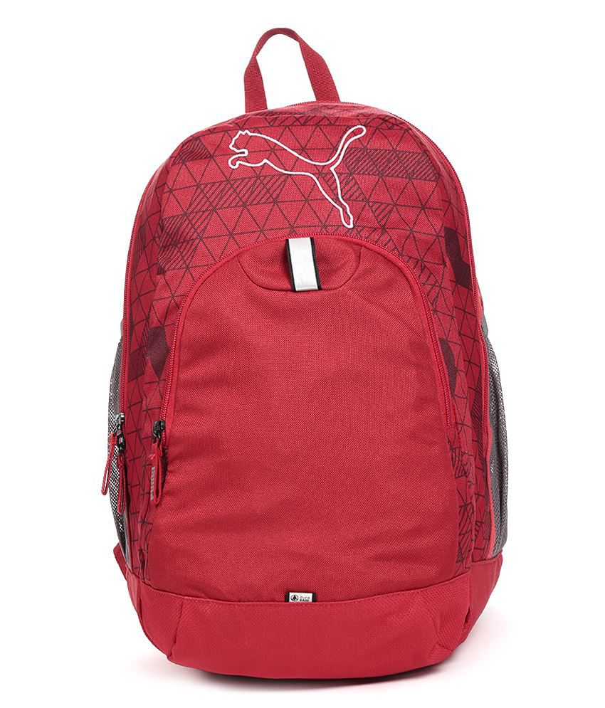 puma red backpack