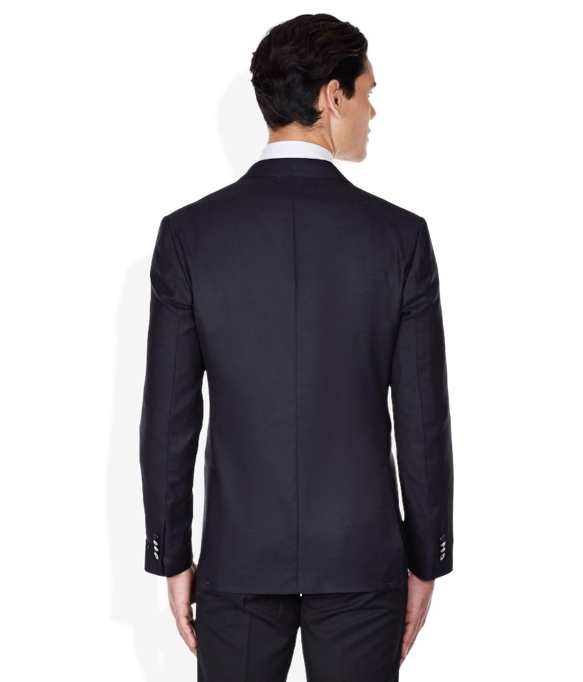 Raymond Black Slim Fit Flexi Jacket - Buy Raymond Black Slim Fit Flexi Jacket Online at Best 