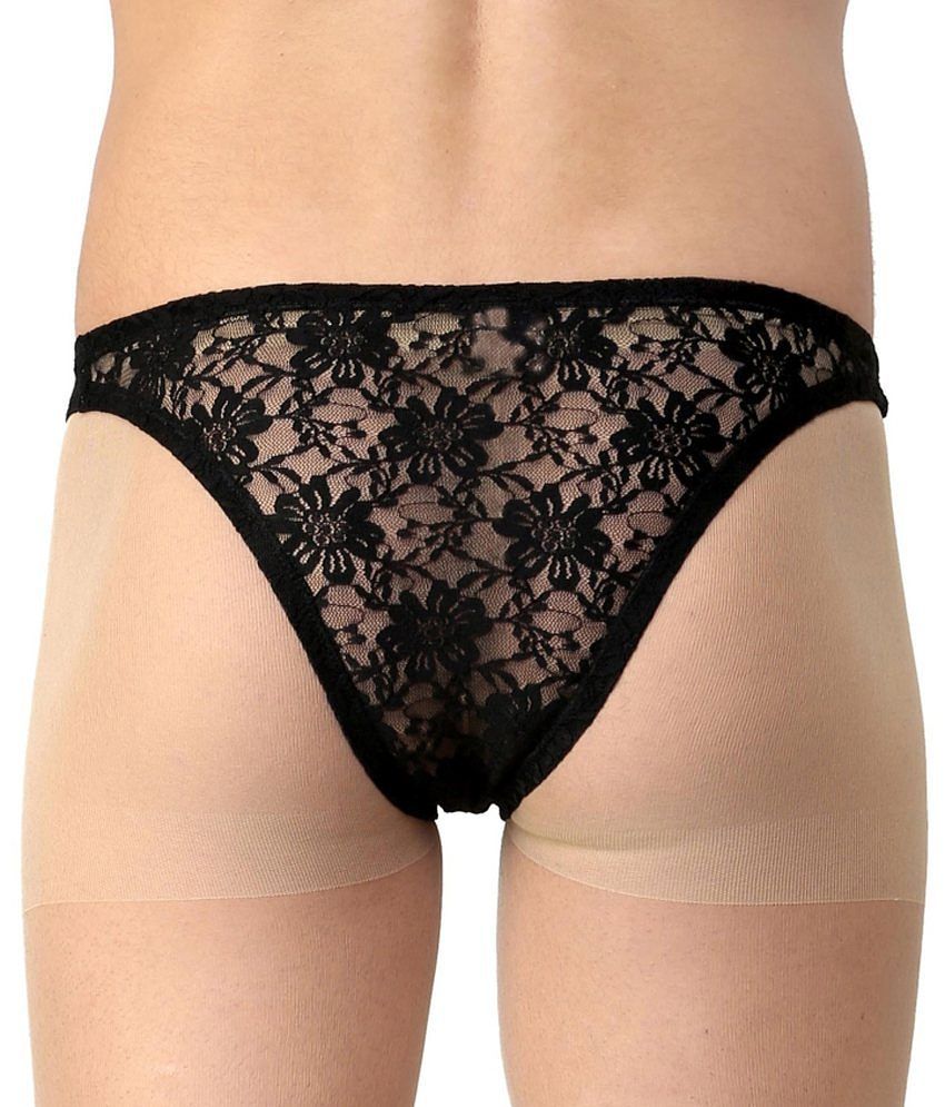 Elegant Men La Intimo: Lace Bikini (Black) - M 2025 at ShopCircuit | ONDC