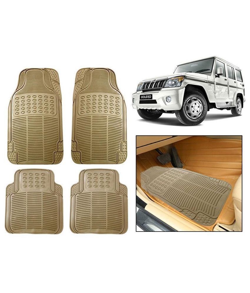Takecare Beige Rubber Floor Mat For Maruti Omni Buy Takecare Beige