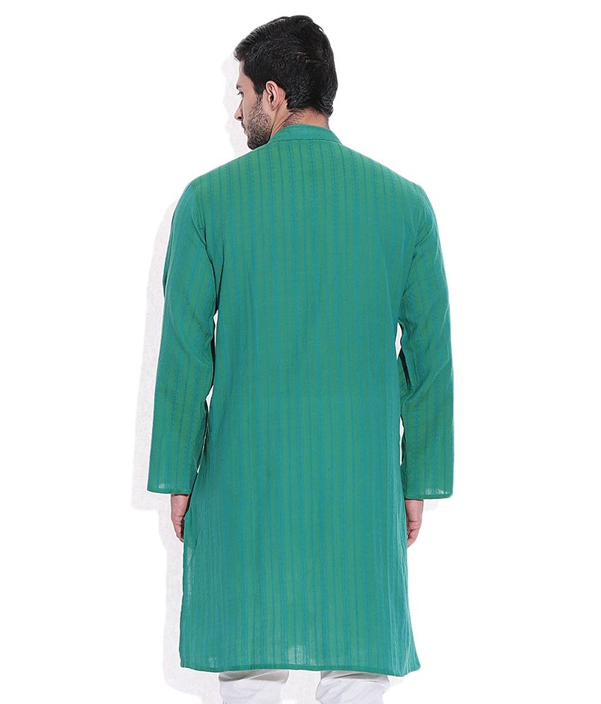 fabindia green kurta