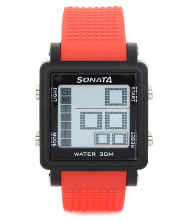 how to set sonata digital watch time