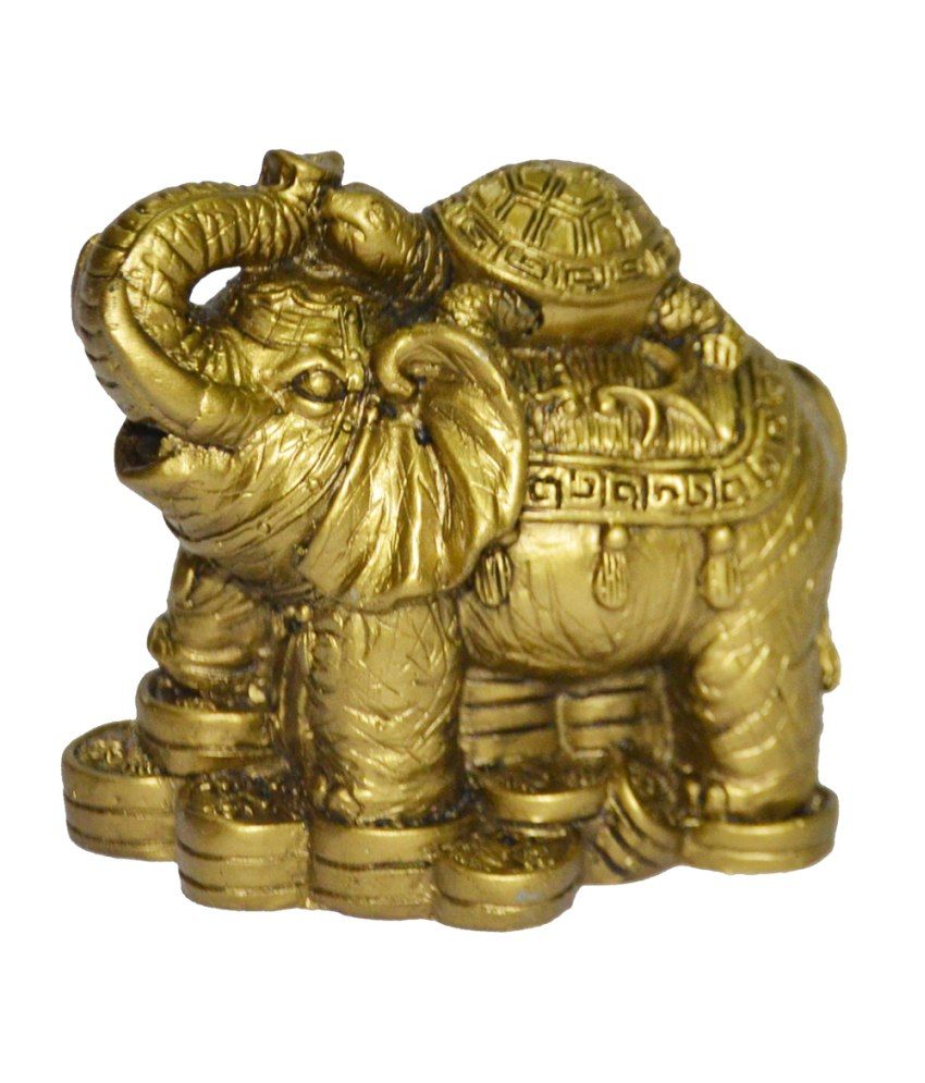     			Anjalika Feng Shui Tortoise On Elephant - Beige