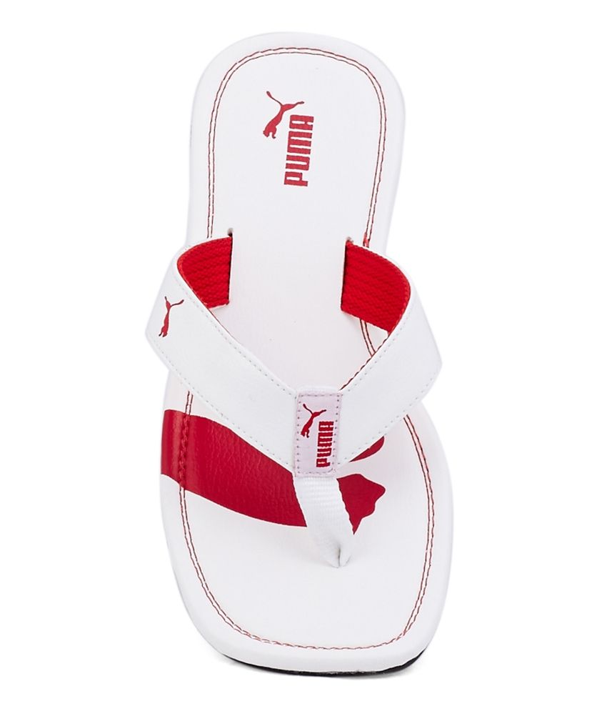 puma white slippers online shopping