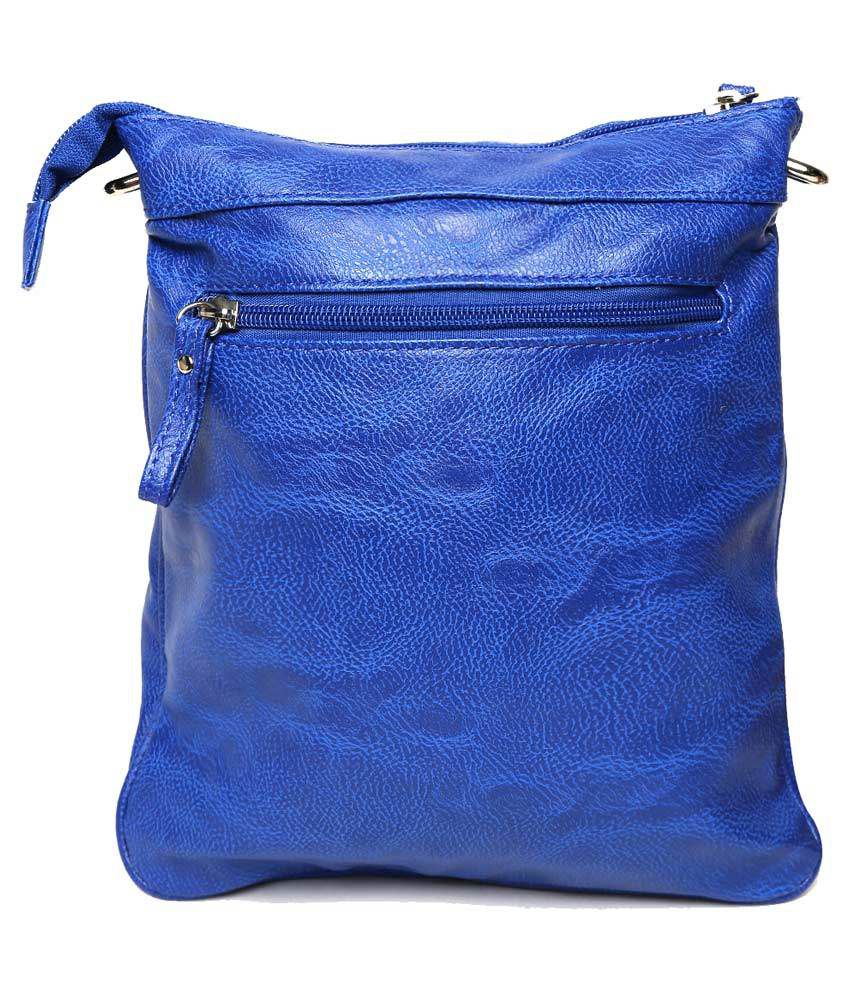 Tasset Blue Sling Bag - Buy Tasset Blue Sling Bag Online at Best Prices ...