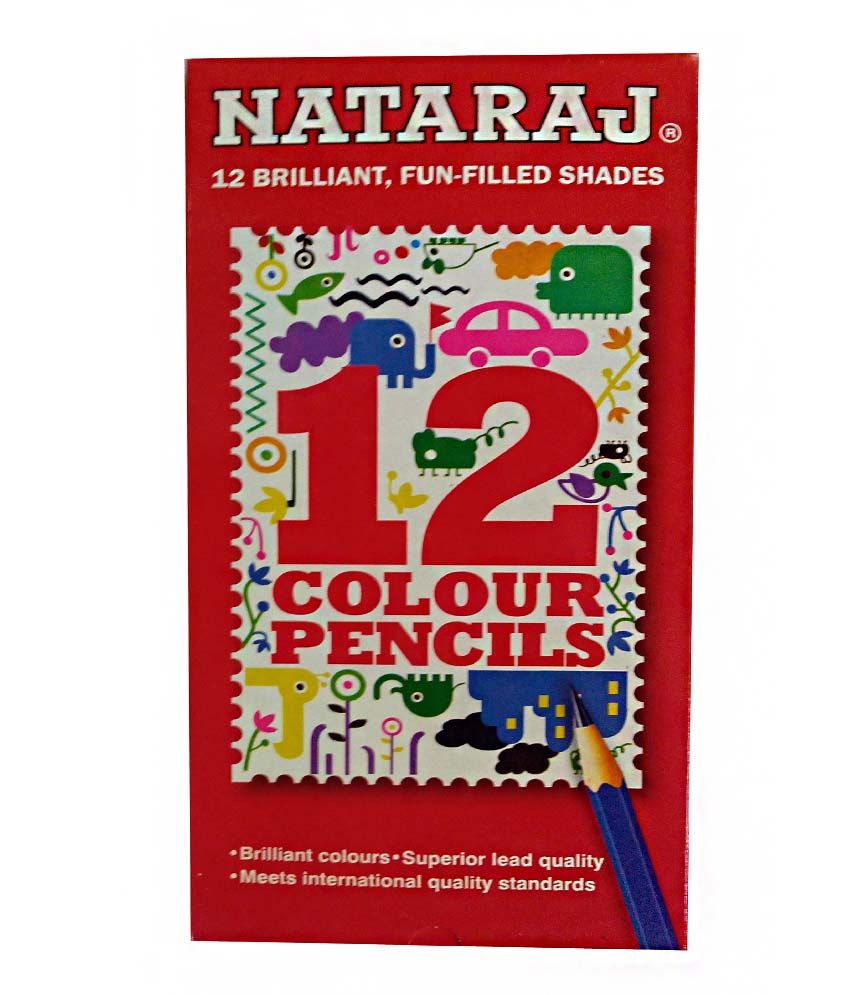     			Nataraj Full Size Color Pencil 12 Shades -10 Pkt With 1 Sharpeners