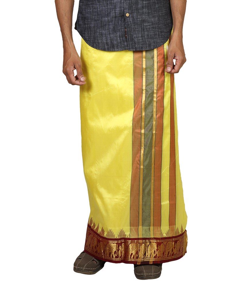 silk dhoti online