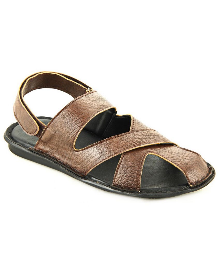 Devil's Brown Velcro Sandals - Buy Devil's Brown Velcro Sandals Online ...